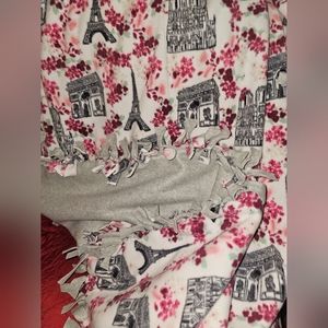 64x76 in Paris Tie Blanket